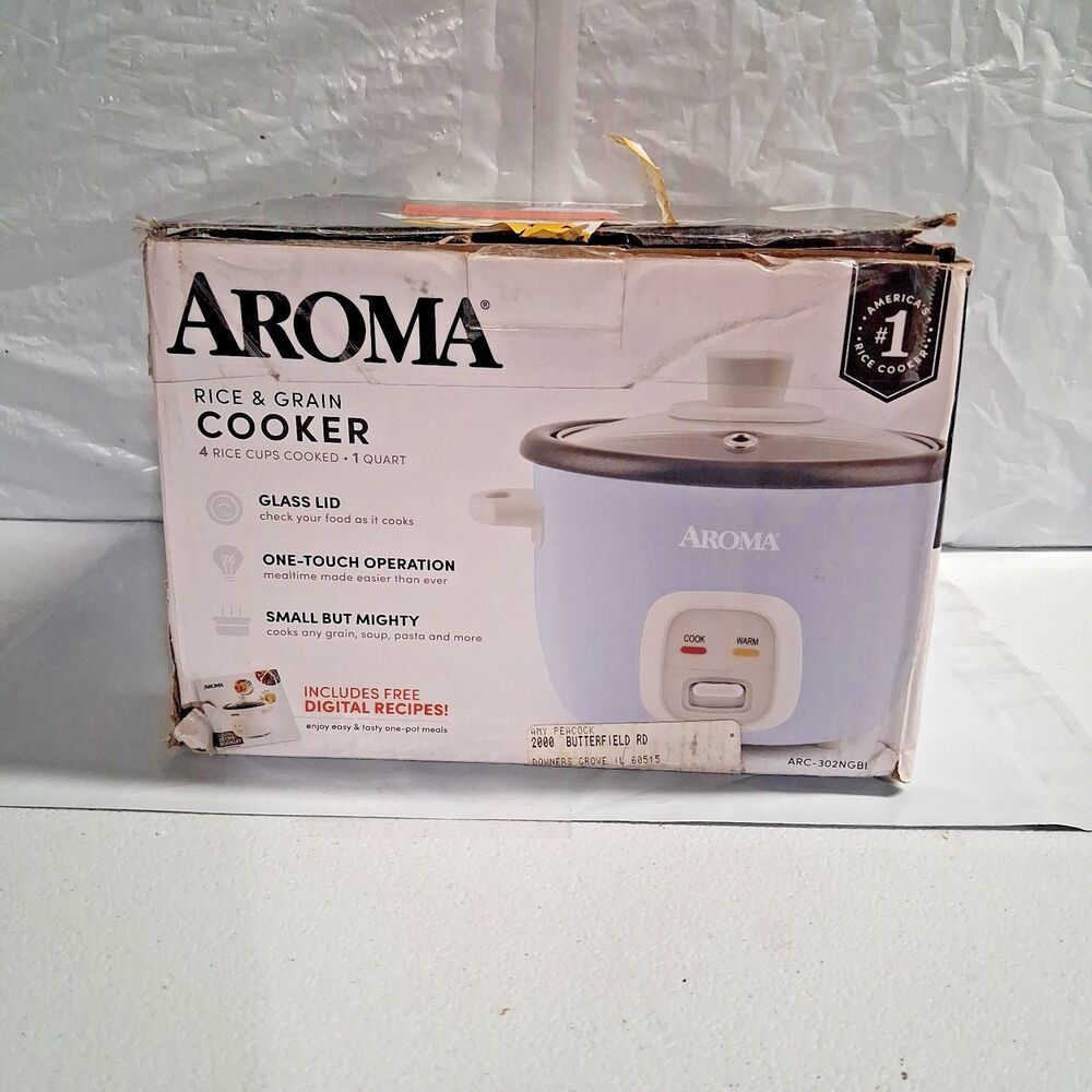 Aroma Rice And Grain Cooker 4 Cups 1 Qt